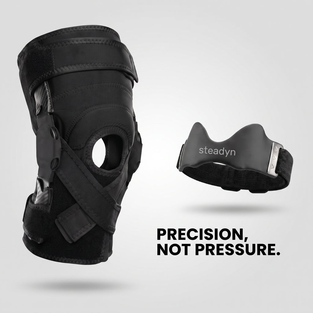 Precision, not pressure — strap versus knee brace